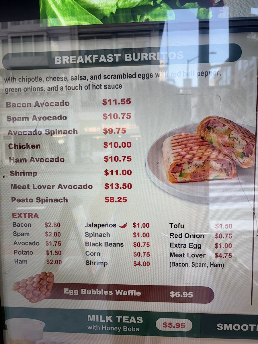 Menu V Cafe Llc-1