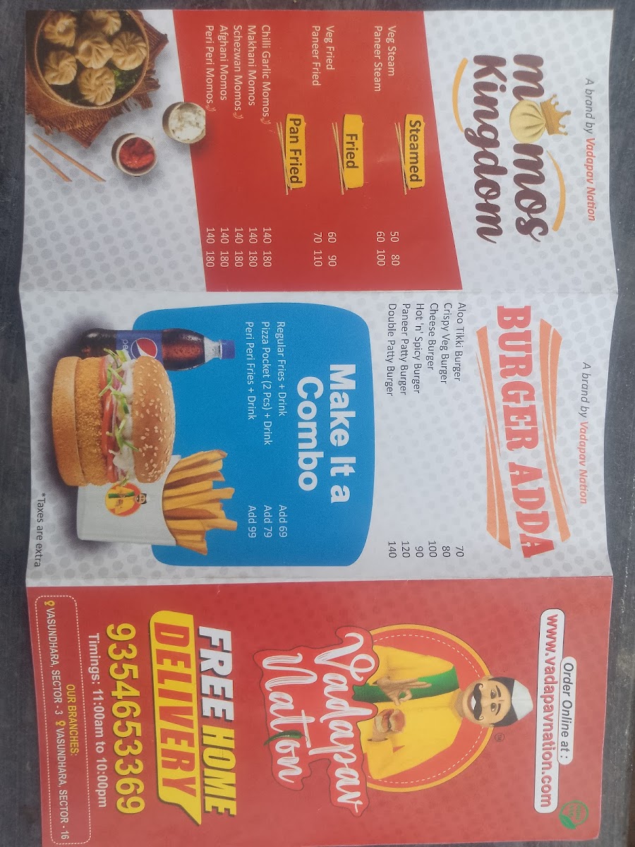 Menu Vadapav Nation-4