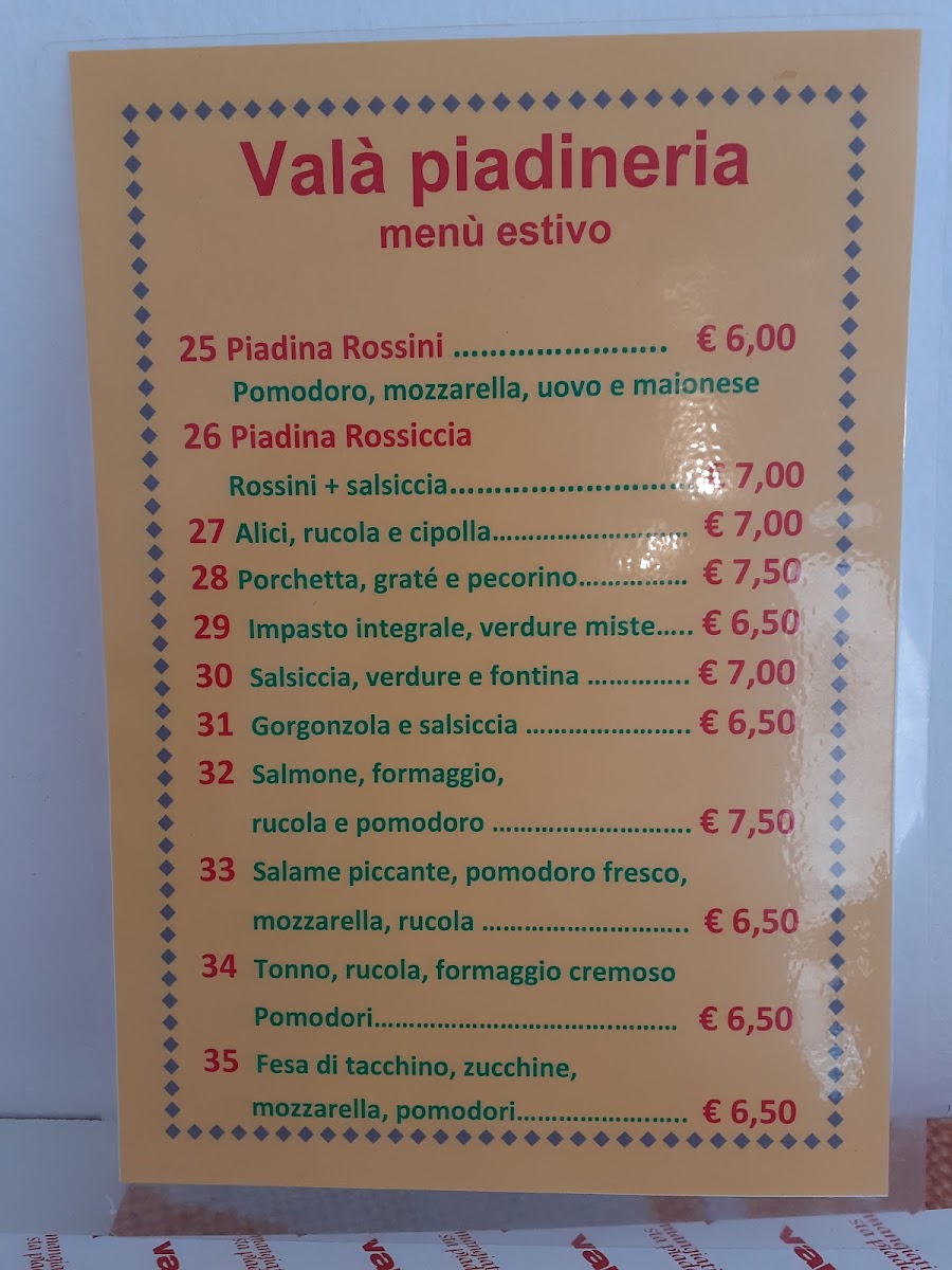 Menu Vala Piadineria Pesaro-7