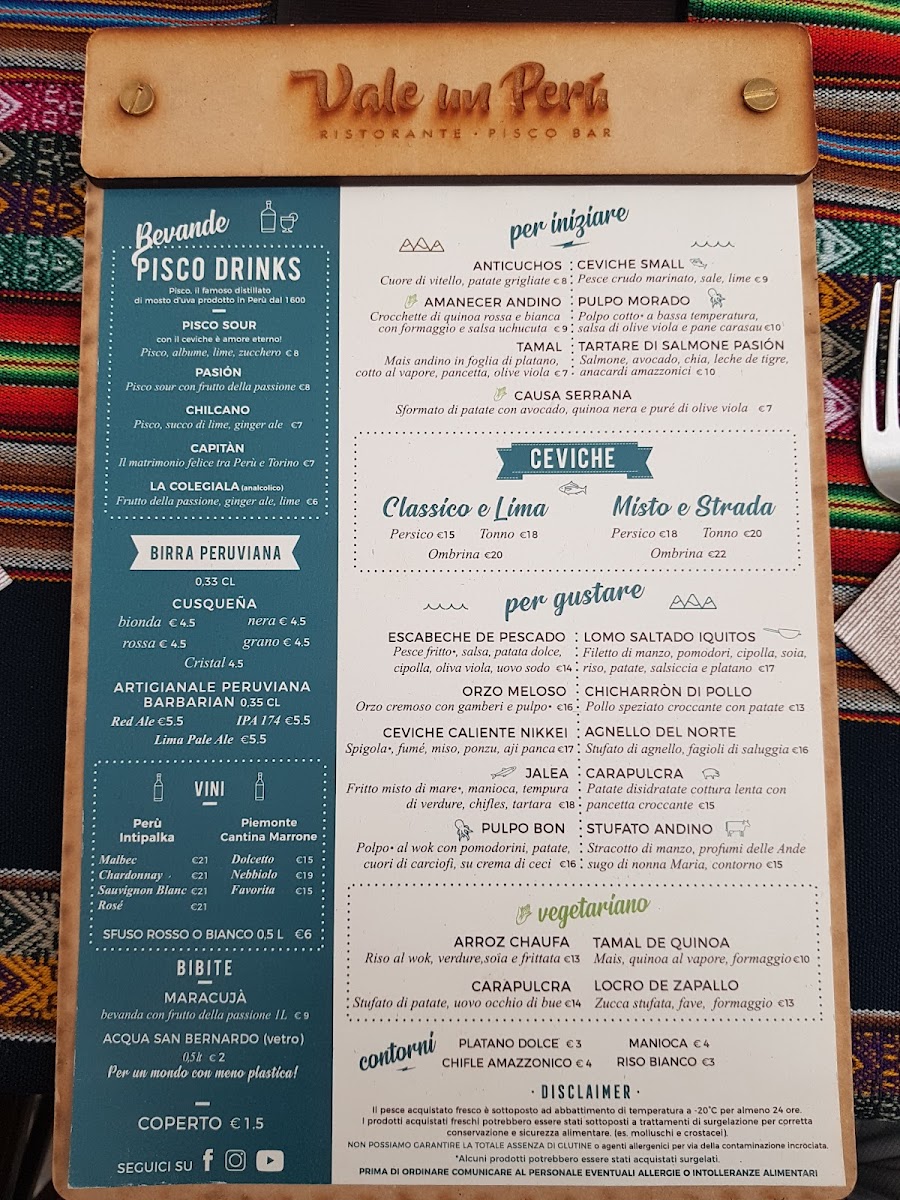 Menu Vale Un Perù-5