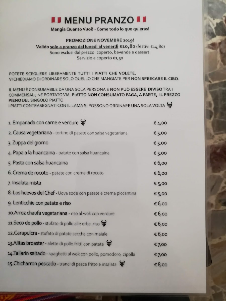 Menu Vale Un Perù-7
