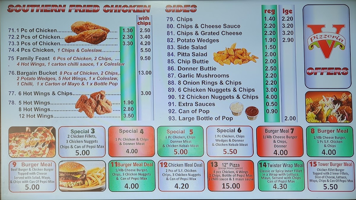 Menu Valentinos Pizzeria-1
