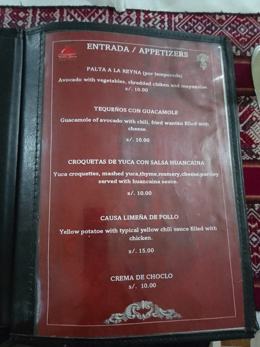 Menu Valle Santa-5