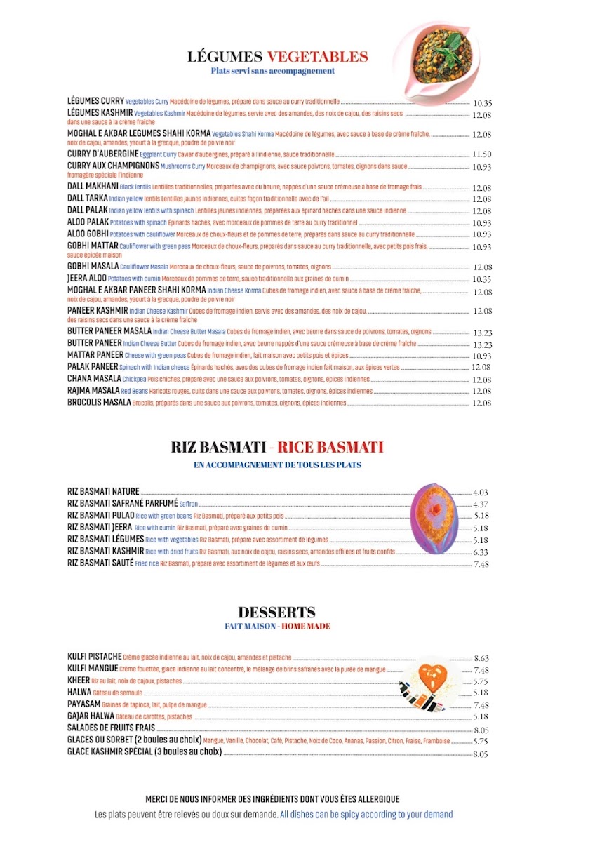 Menu Vallée Du Kashmir-6
