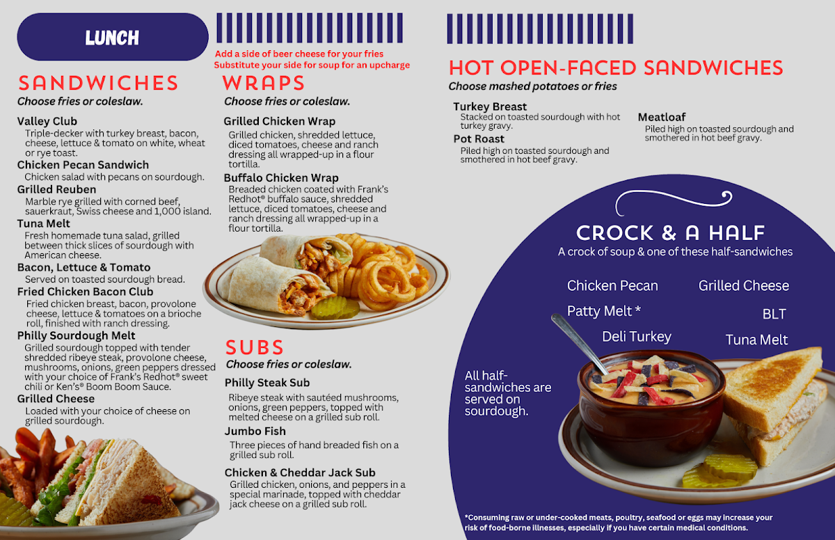 Menu Valley Dairy Restaurant-2