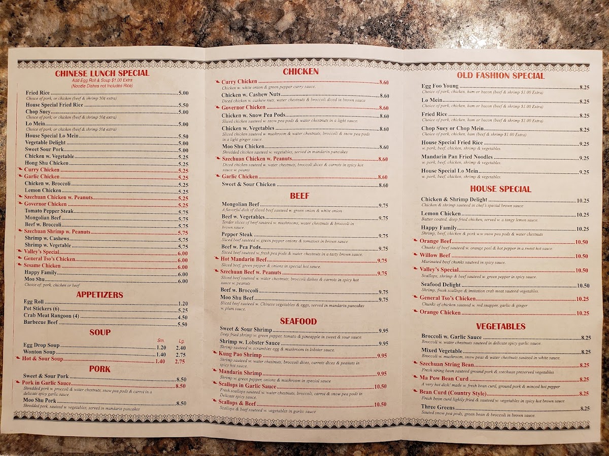 Menu Valley-9