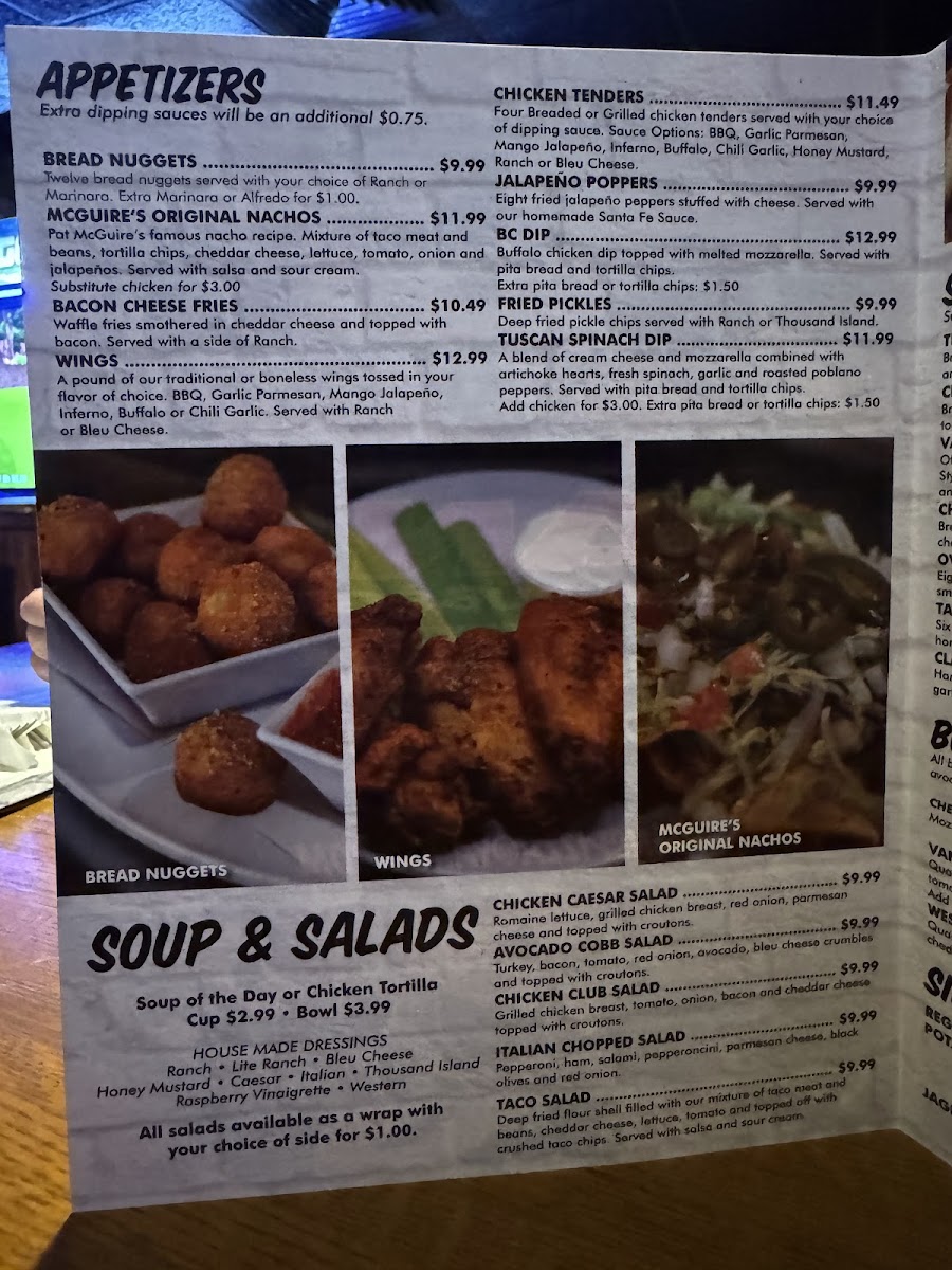 Menu Van's Pizza Pub & Grill-7