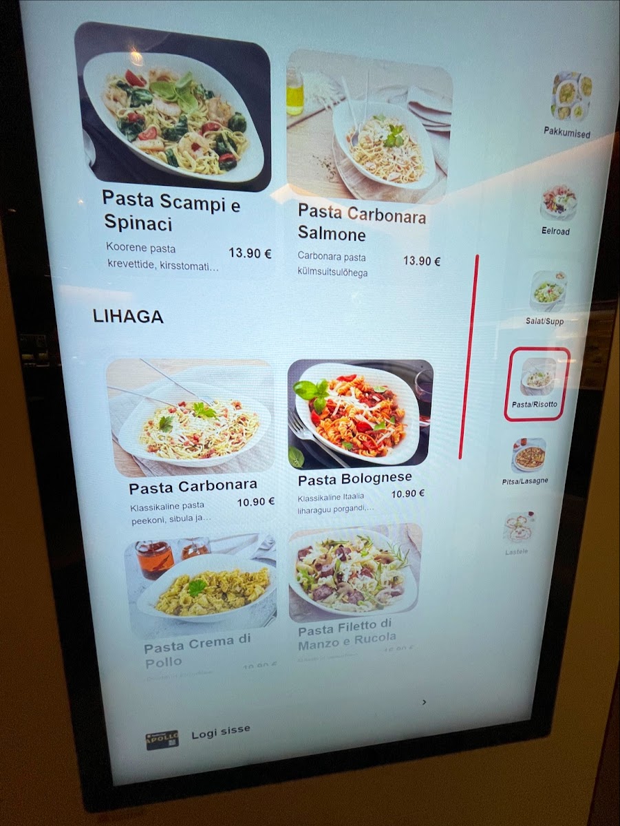 Menu Vapiano Foorum-5