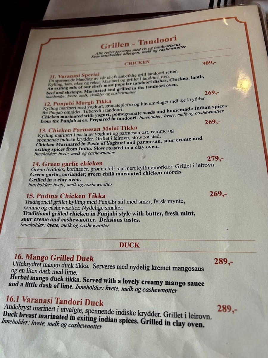 Menu Varanasi Indisk Restaurant & Bar-6