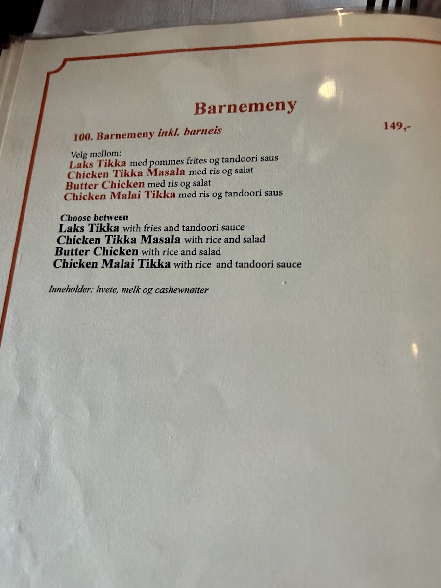 Menu Varanasi Indisk Restaurant & Bar-8