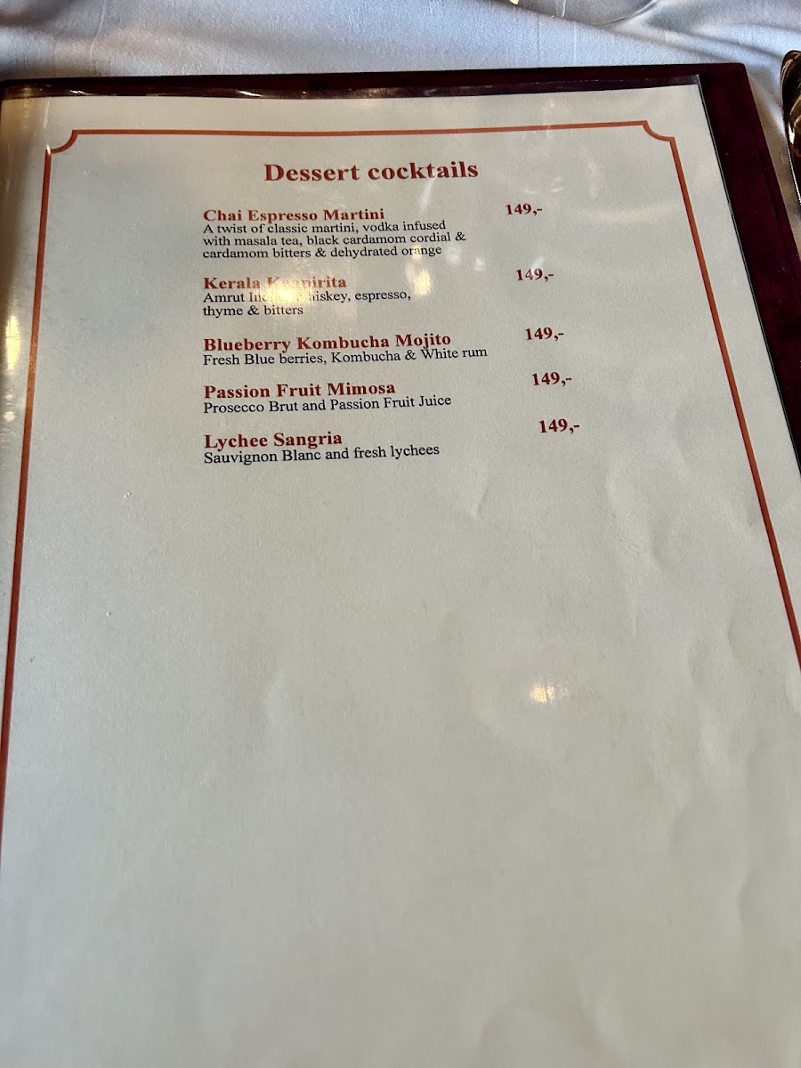Menu Varanasi Indisk Restaurant & Bar-9