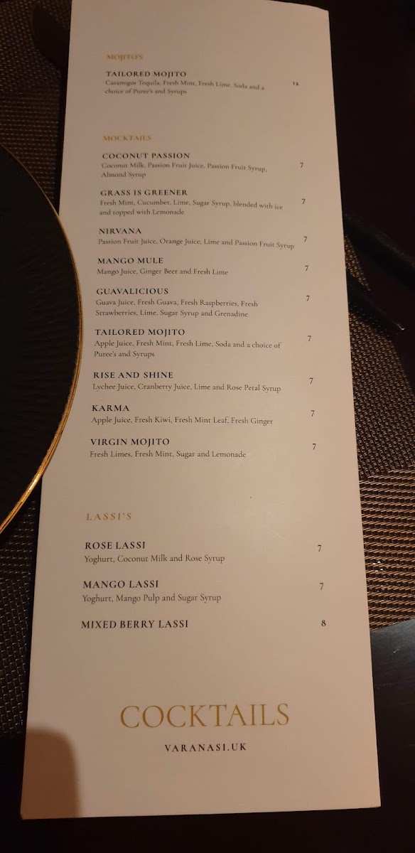 Menu Varanasi-10