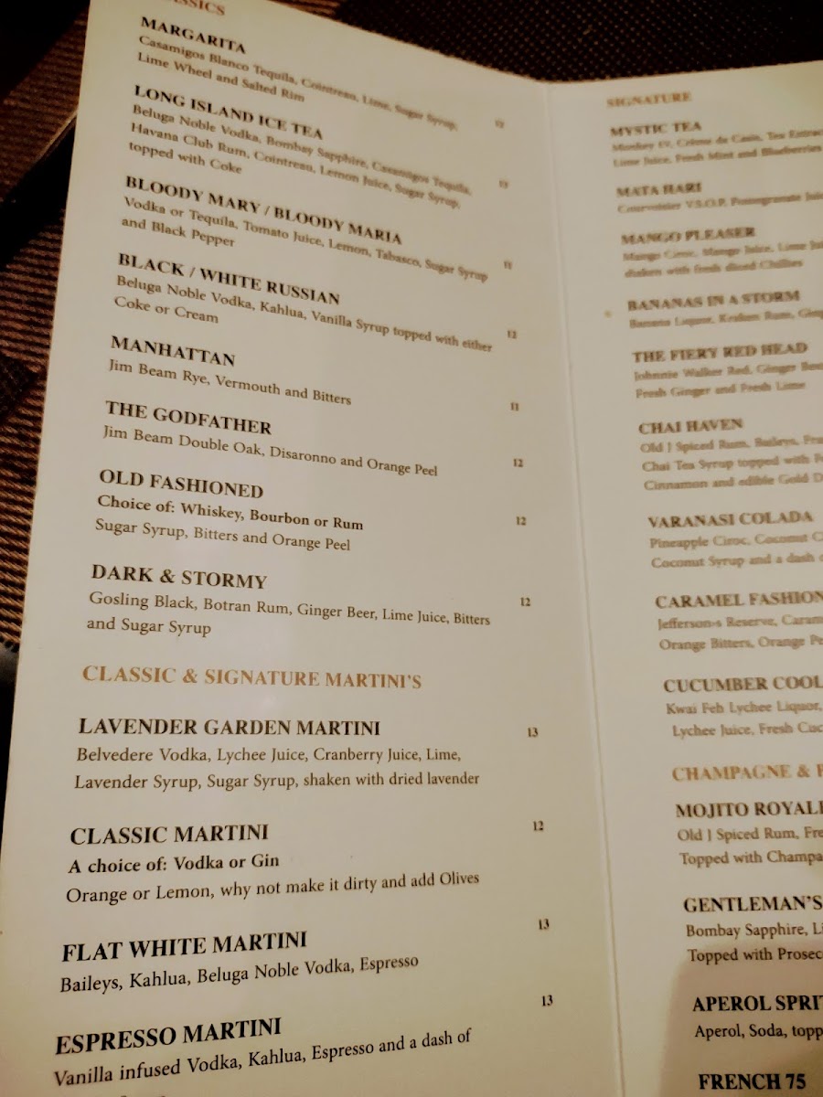 Menu Varanasi-4