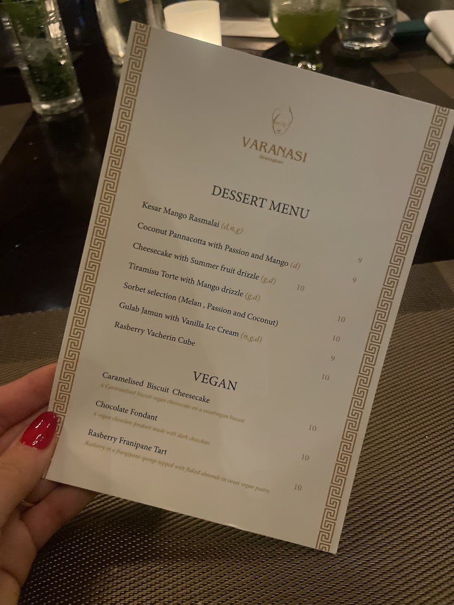 Menu Varanasi-9