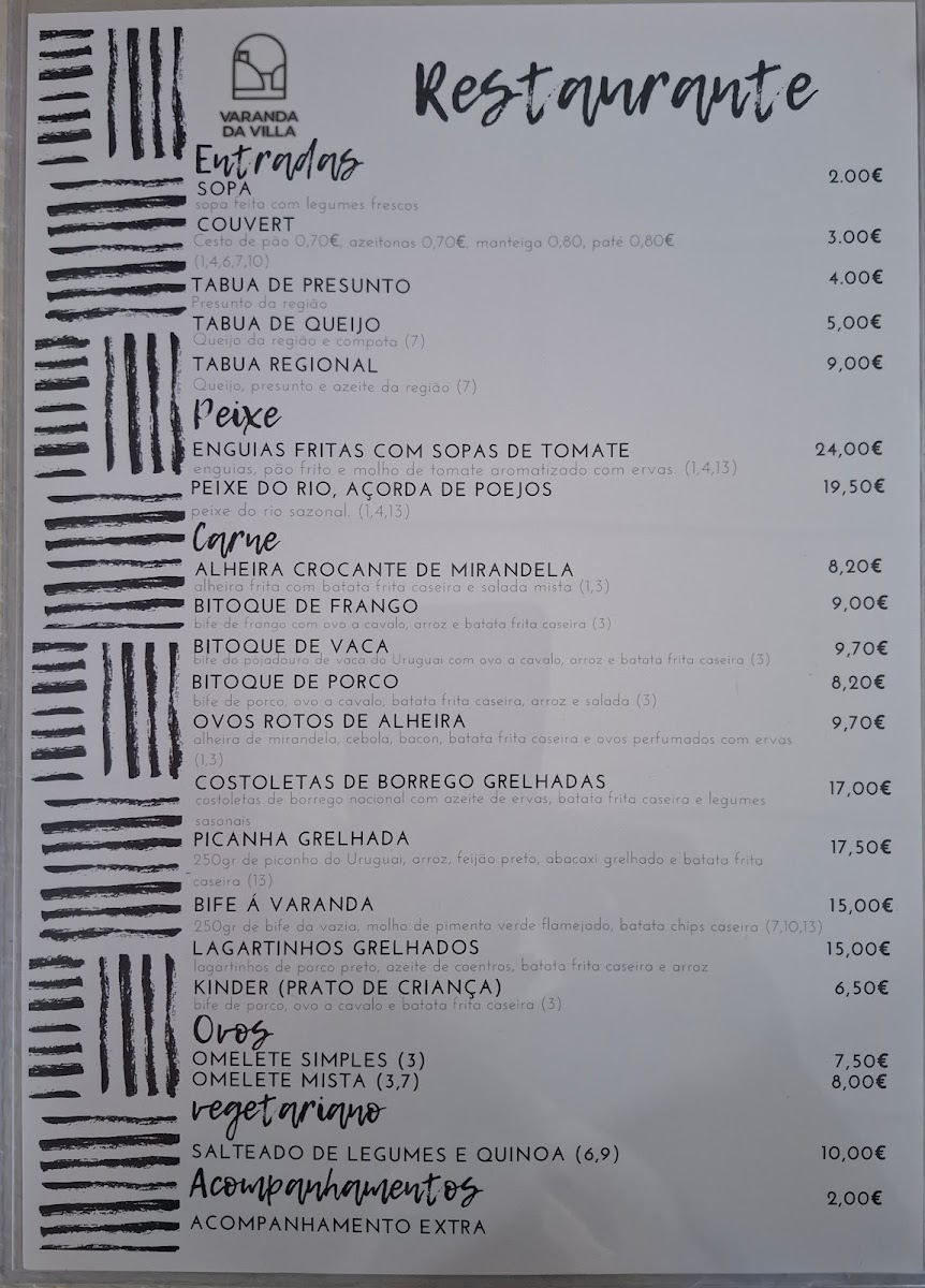 Menu Varanda Da Vila Restaurante-1