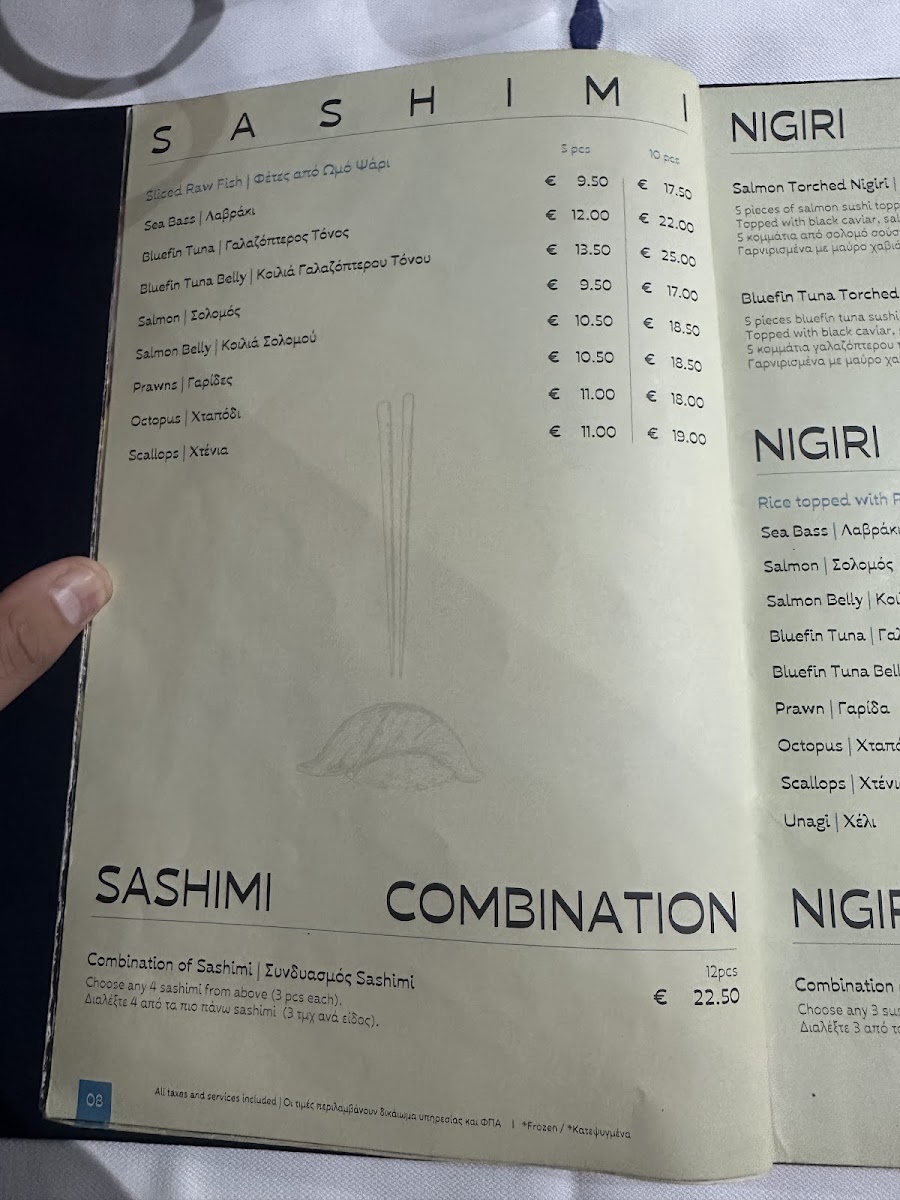Menu Vassos (Psarolimano) Fish Tavern-6