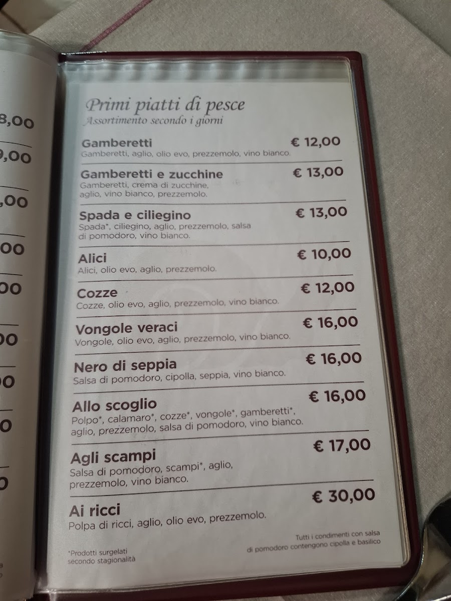 Menu Vecchio Aquarium Ristorante-3