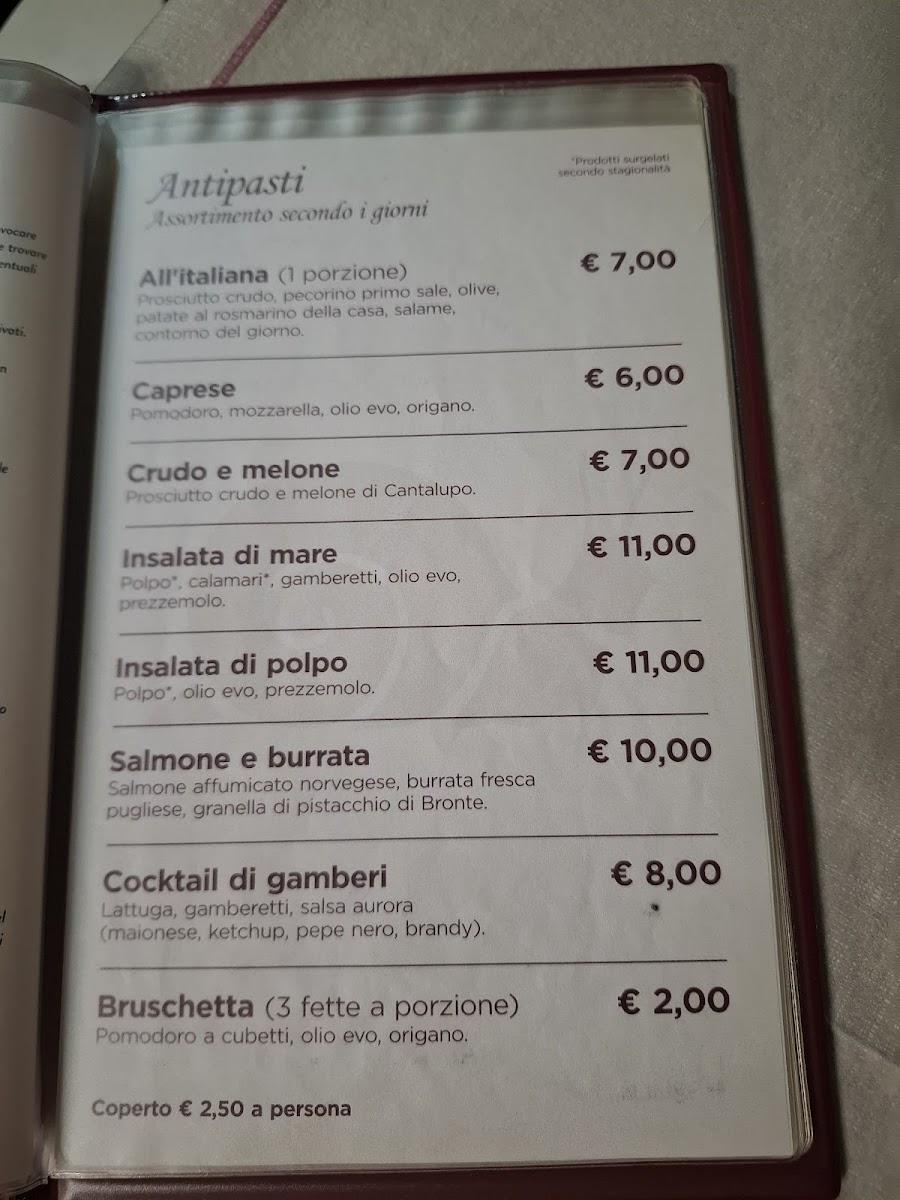 Menu Vecchio Aquarium Ristorante-6