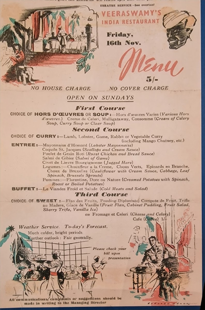 Menu Veeraswamy-10