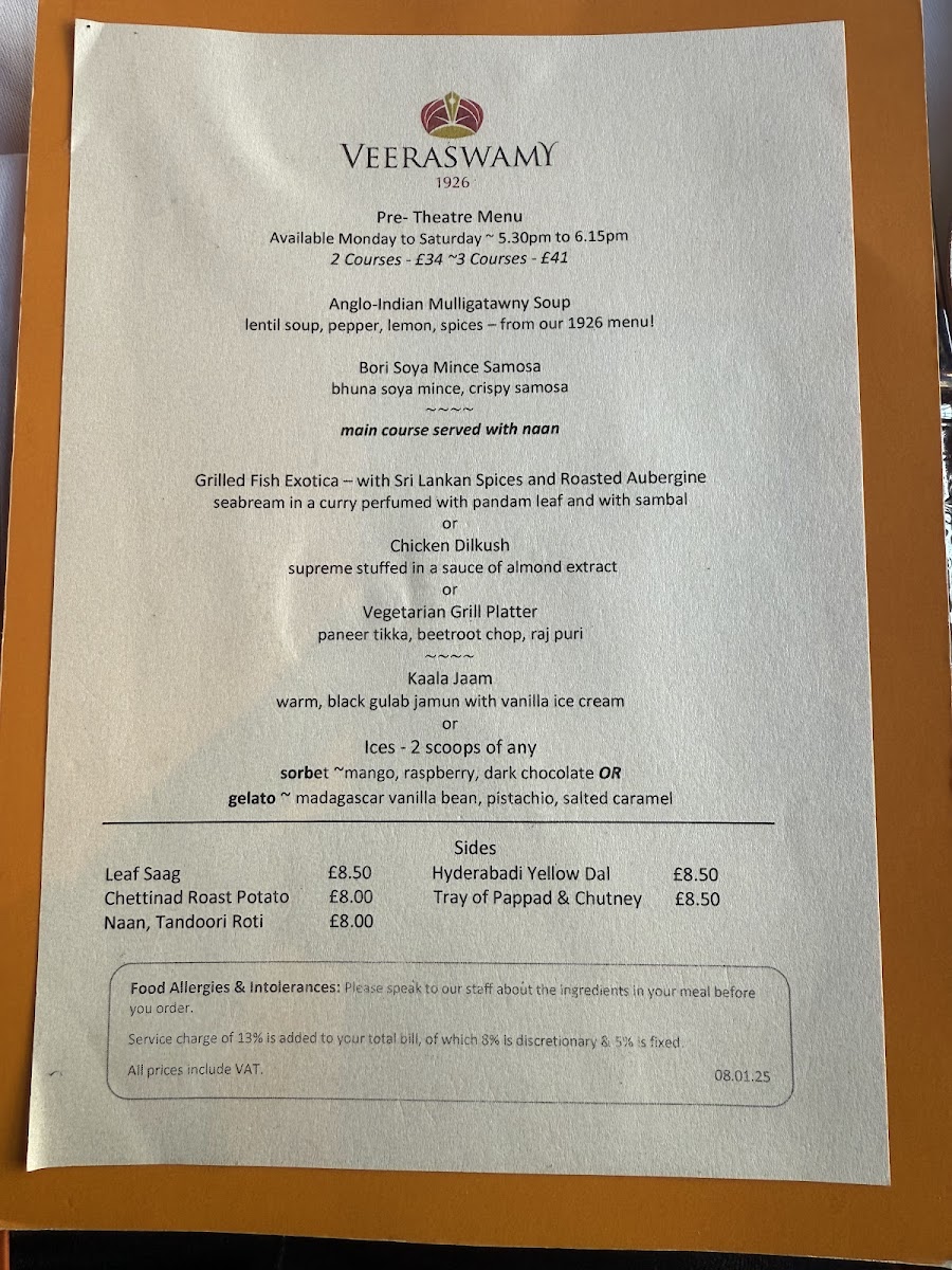 Menu Veeraswamy-6