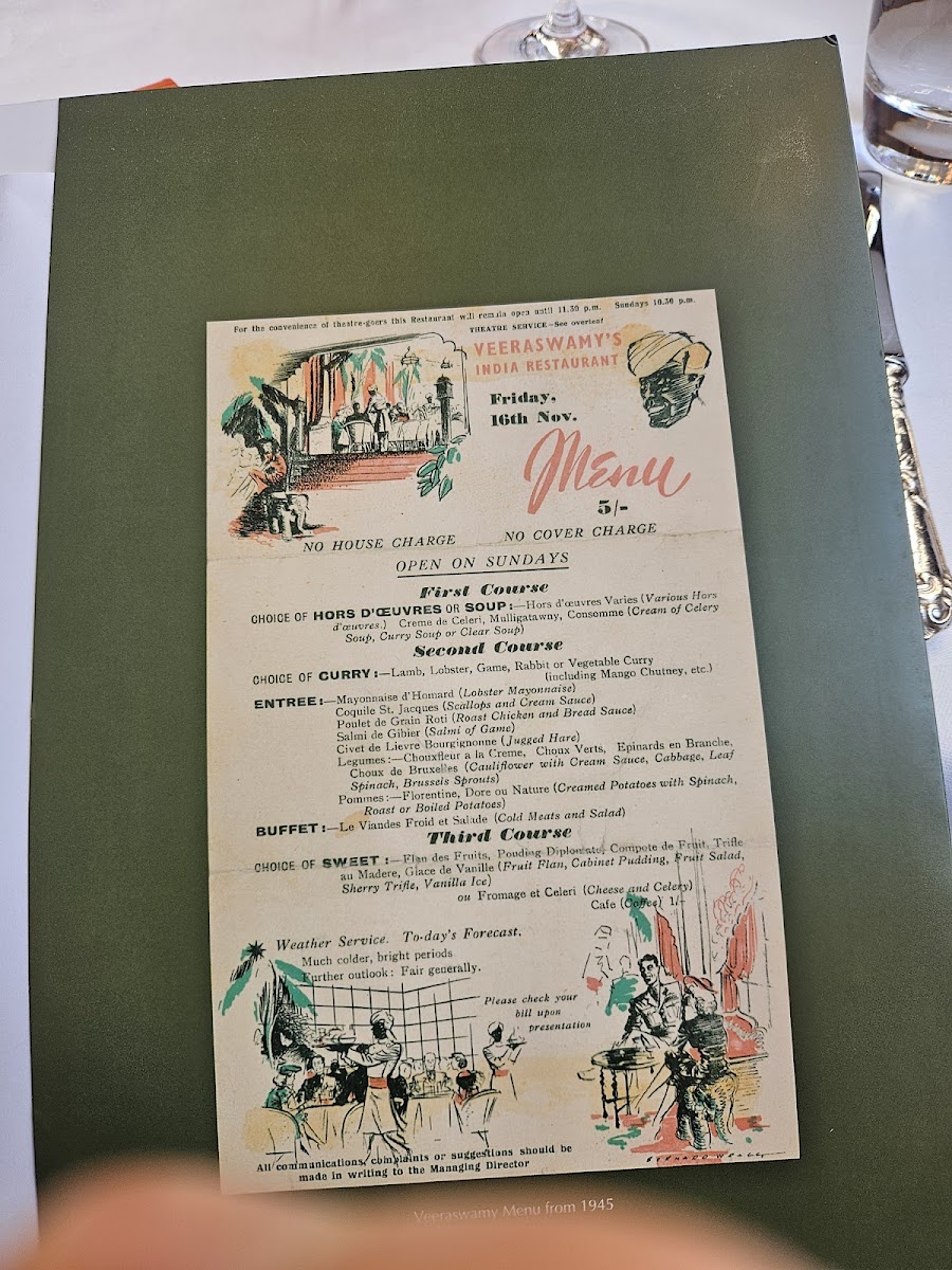 Menu Veeraswamy-9