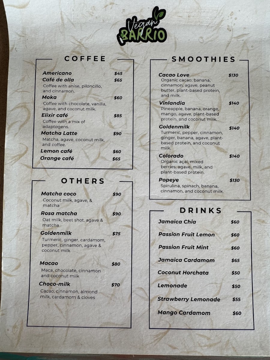 Menu Vegan Barrio-2