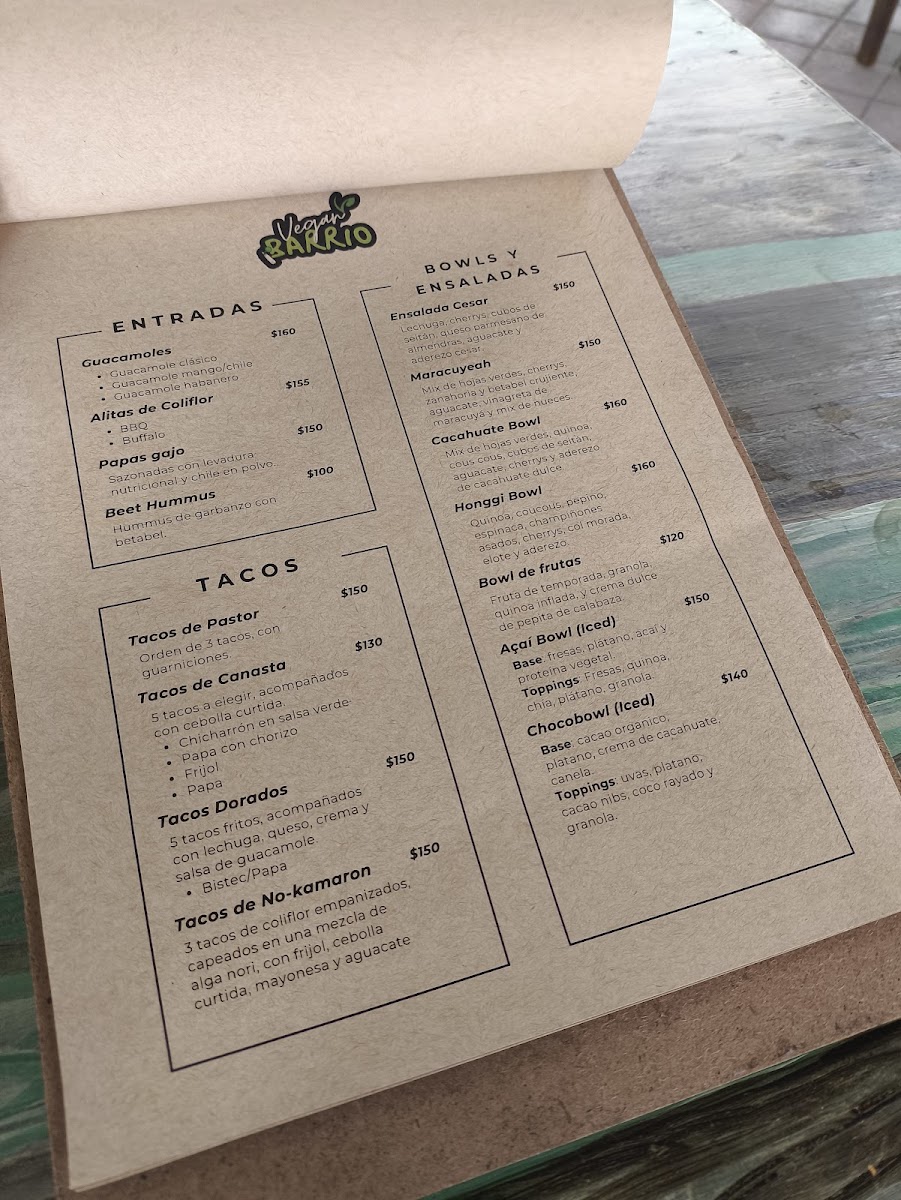 Menu Vegan Barrio-5