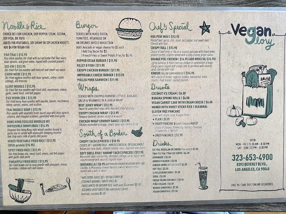 Menu Vegan Glory-4