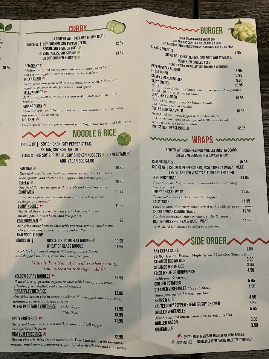 Menu Vegan Glory-9