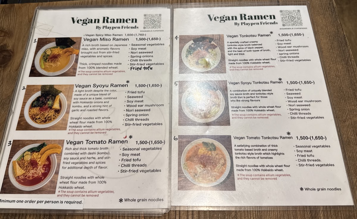 Menu Vegan Ramen By Playpen Friends-1