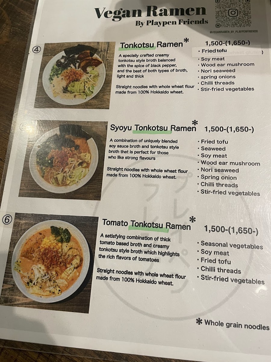 Menu Vegan Ramen By Playpen Friends-2