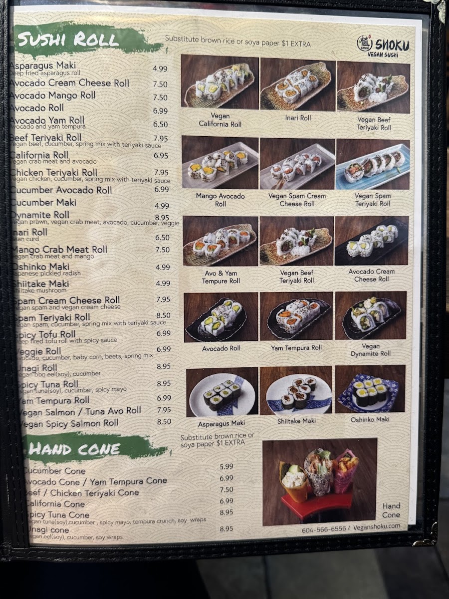 Menu Vegan Shoku Japanese Restaurant-10