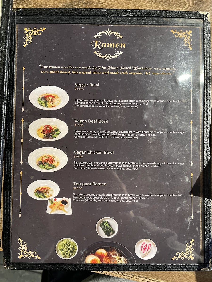 Menu Vegan Shoku Japanese Restaurant-2