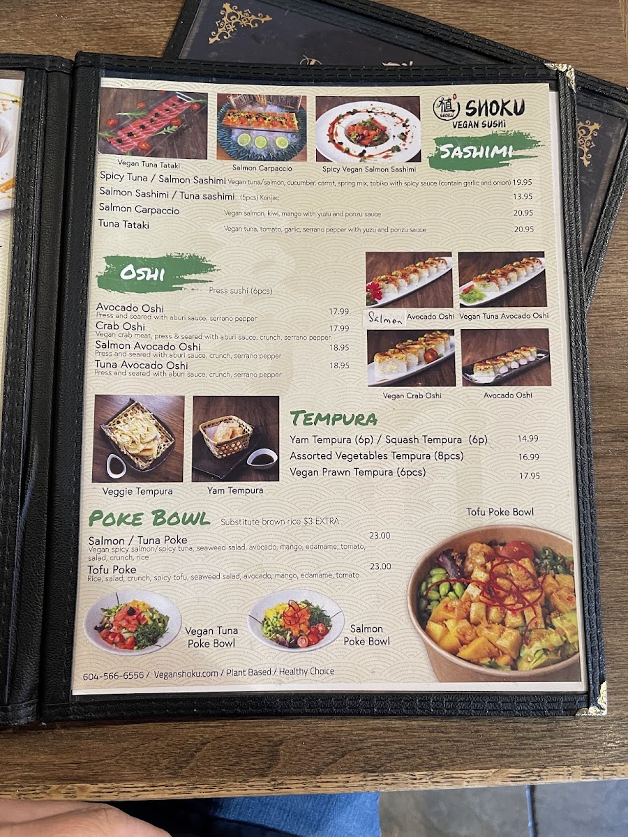 Menu Vegan Shoku Japanese Restaurant-7