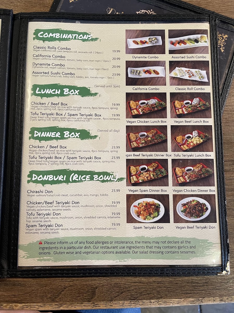 Menu Vegan Shoku Japanese Restaurant-8