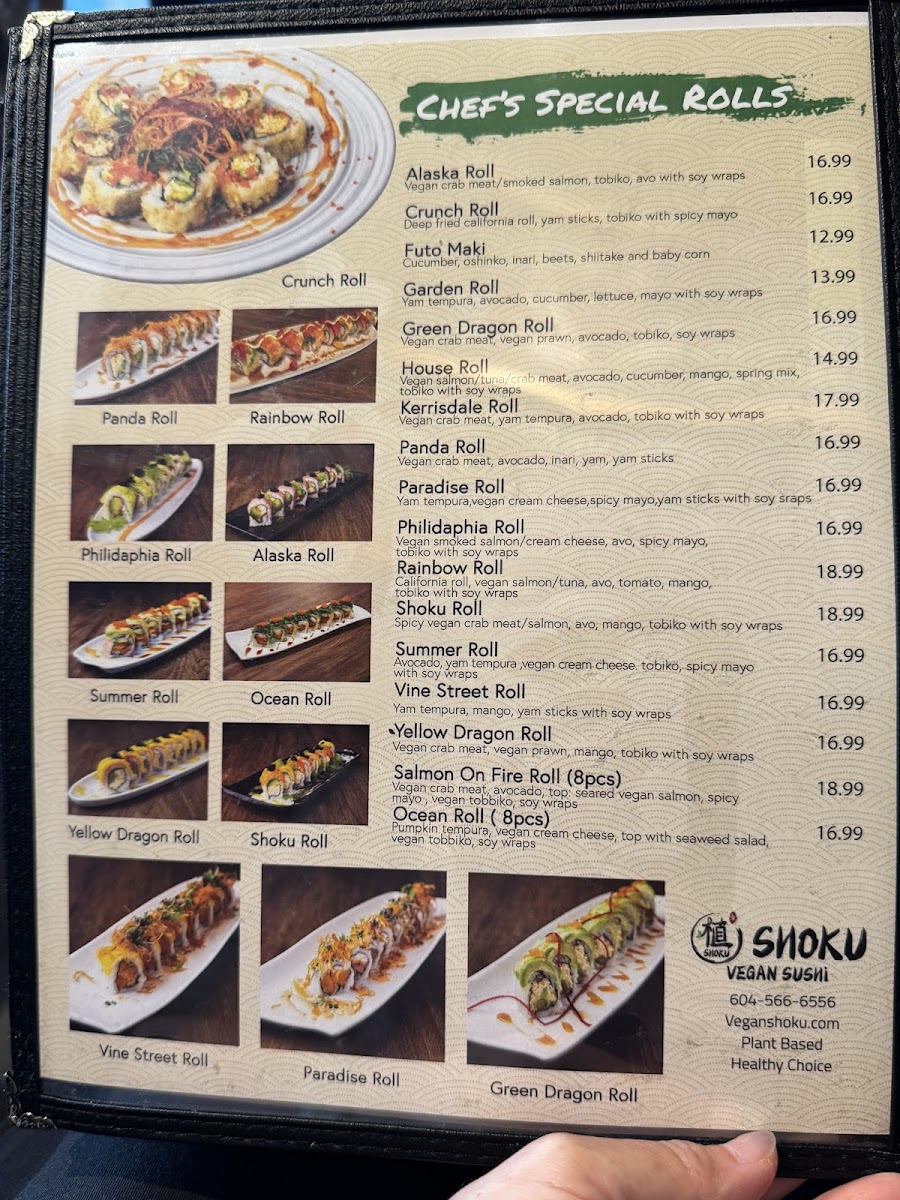 Menu Vegan Shoku Japanese Restaurant-9