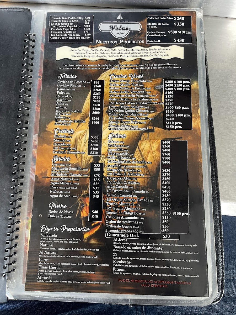 Menu Velas Sea Food-1