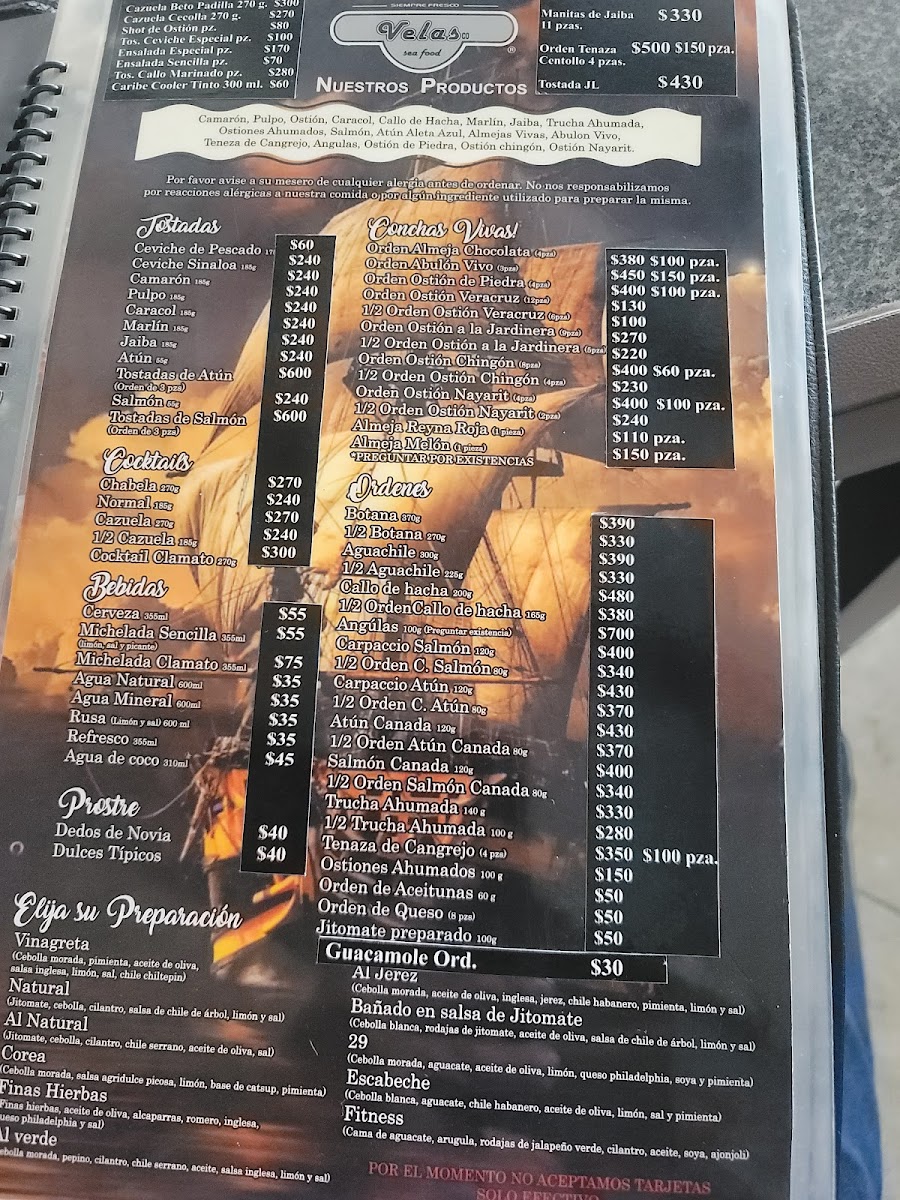 Menu Velas Sea Food-6
