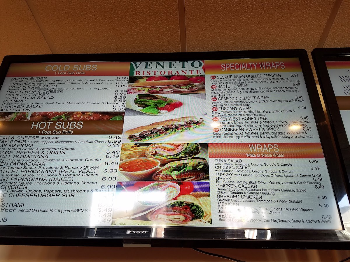 Menu Veneto Ristorante & Pizzeria-1