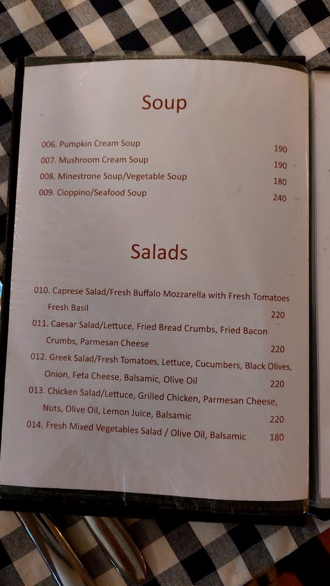 Menu Venezia Italian Restaurant-10
