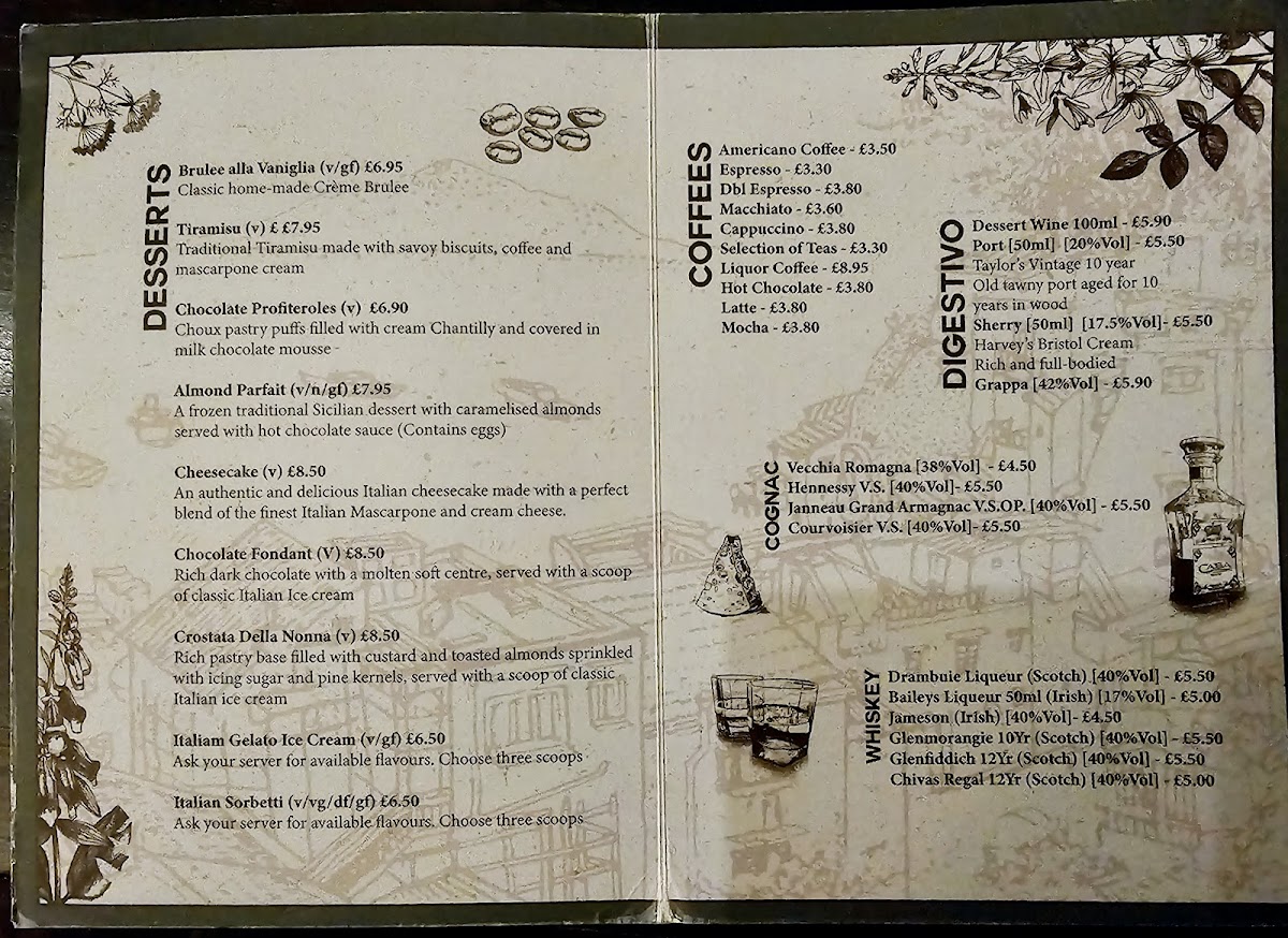 Menu Venezia Italian & Seafood Restaurant-1