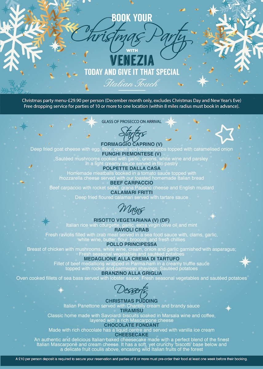 Menu Venezia Italian & Seafood Restaurant-3