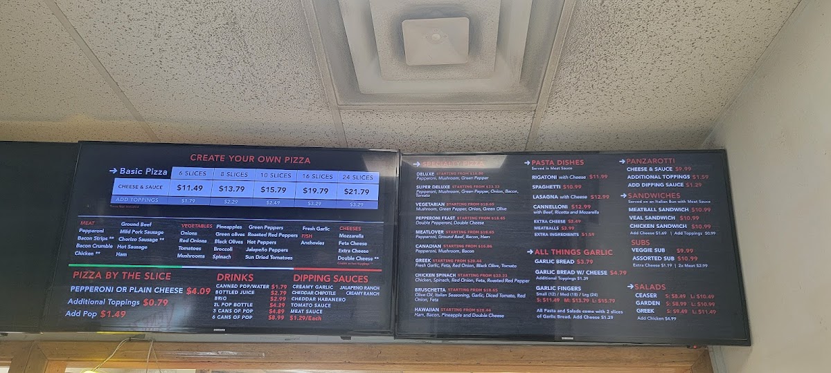 Menu Venezia Pizza Heartlake-2