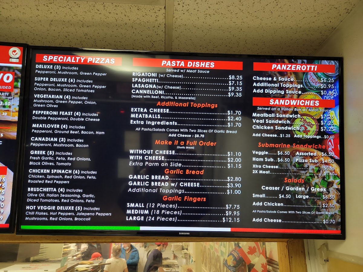 Menu Venezia Pizza Heartlake-5