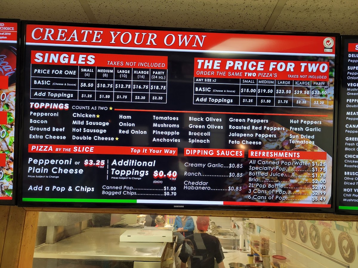 Menu Venezia Pizza Heartlake-6