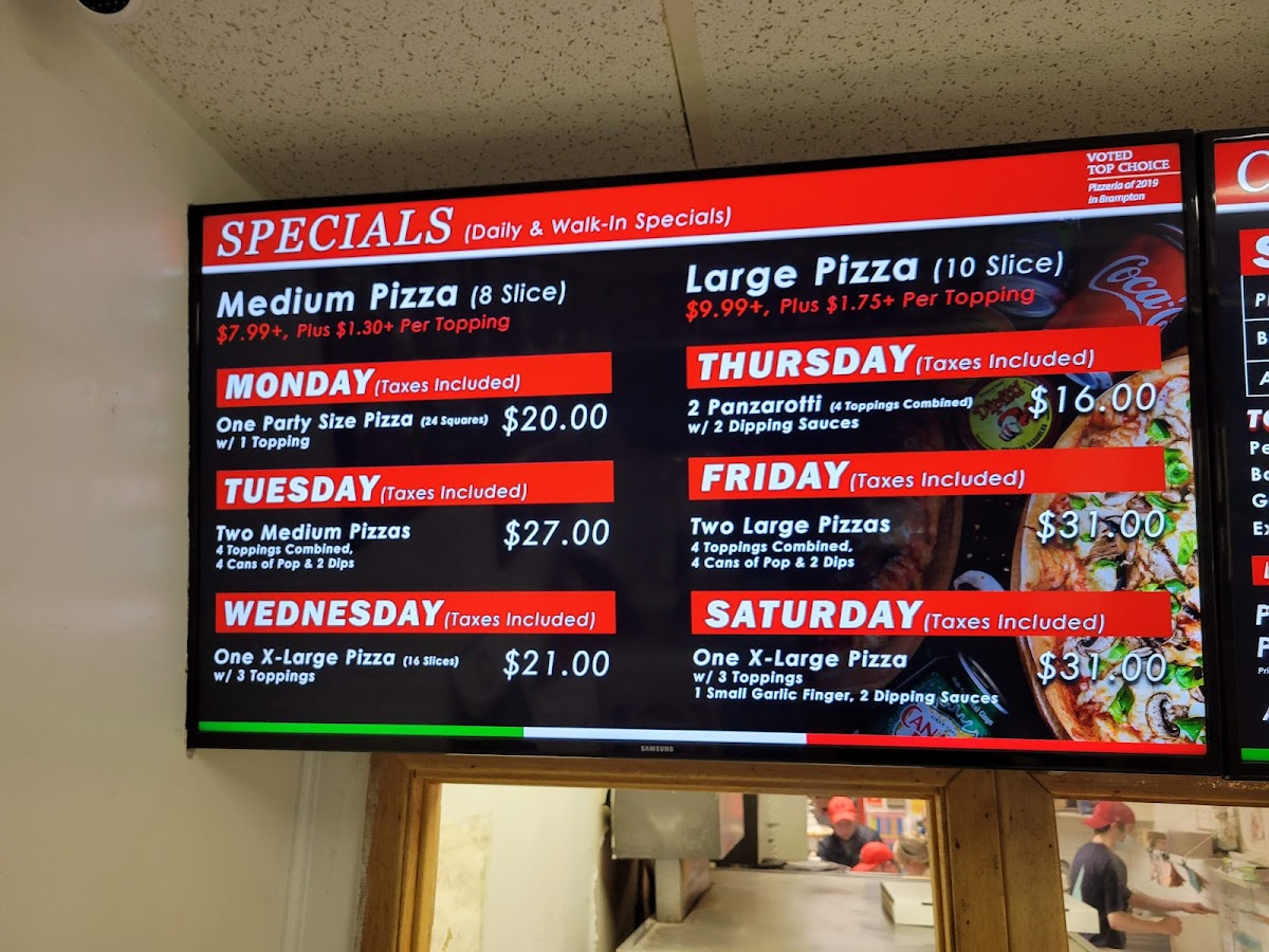 Menu Venezia Pizza Heartlake-7
