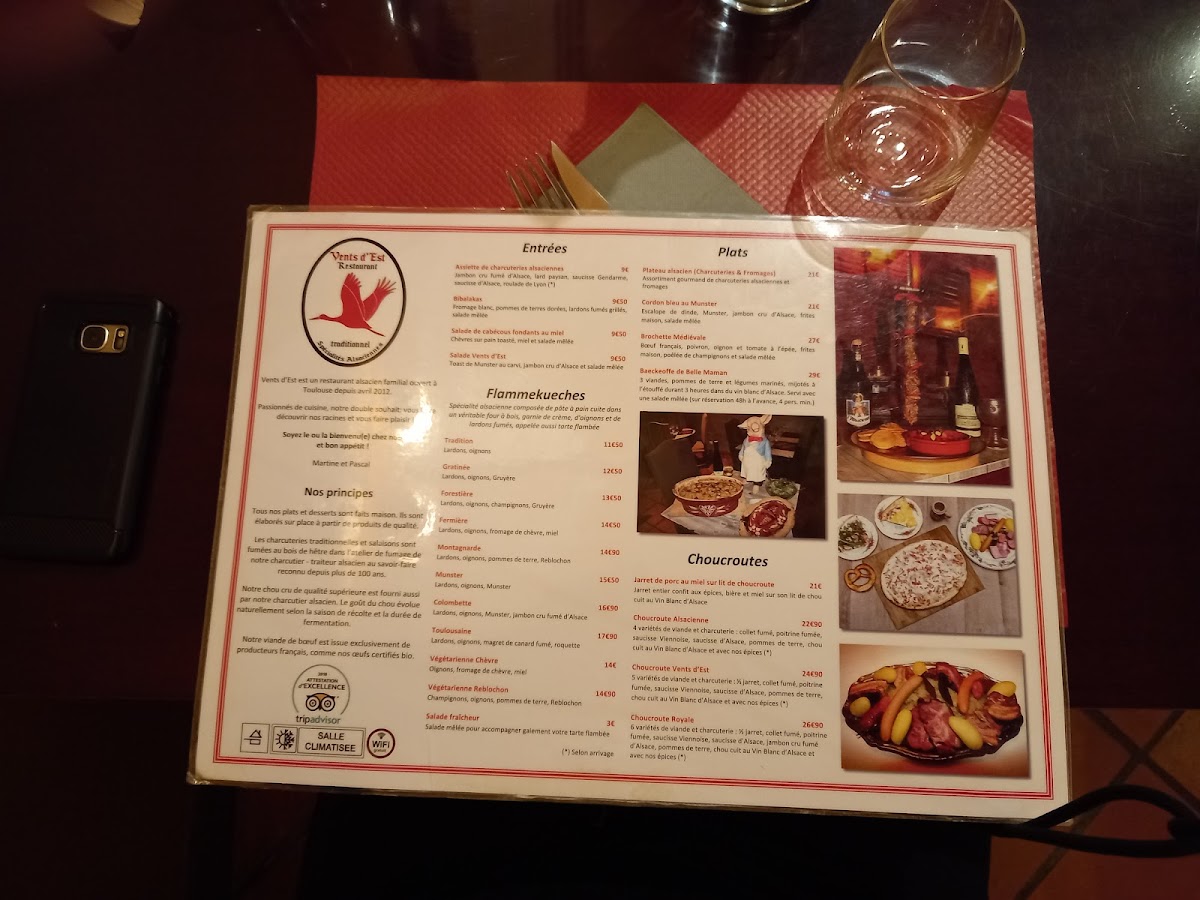 Menu Vents D'est-7
