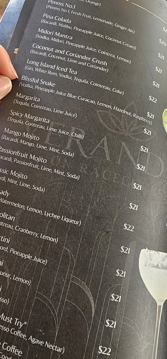 Menu Verandah On Racecourse-2