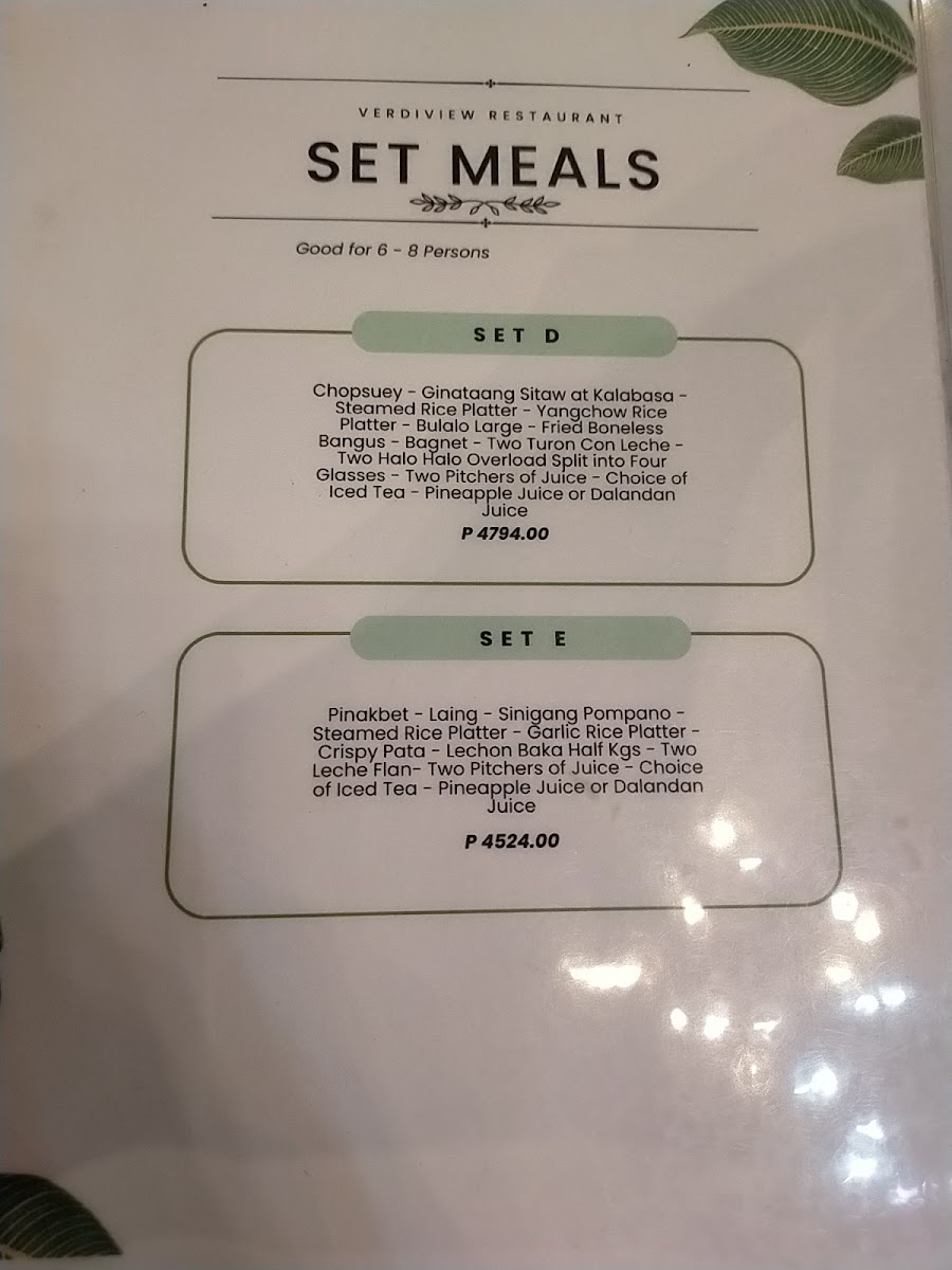 Menu Verdiview Restaurant-10