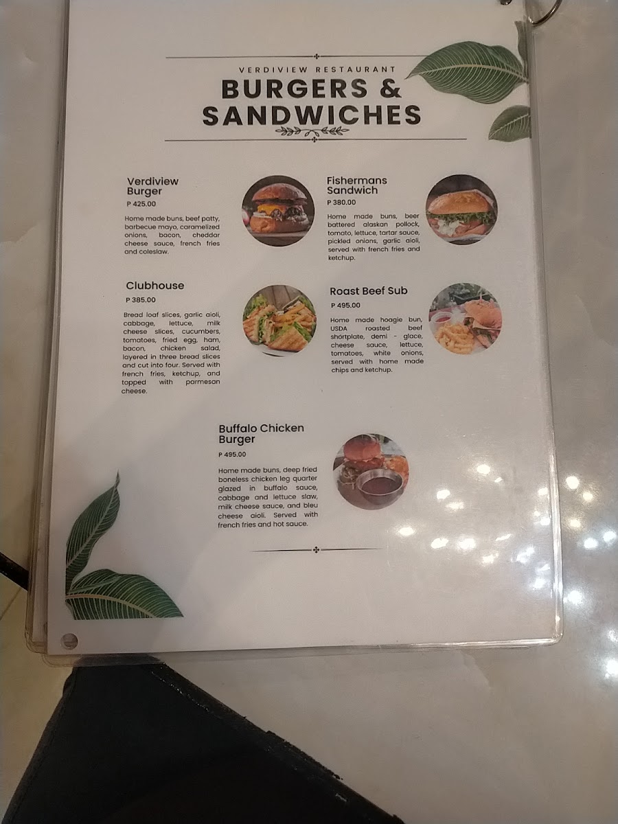 Menu Verdiview Restaurant-2